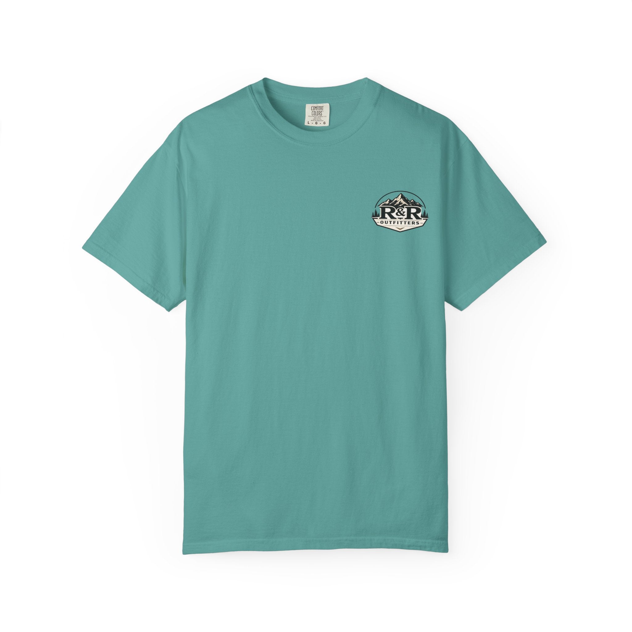 Outdoors T-Shirt — R&R Outfitters Crest Graphic (Hunting & Fishing) - Ruck & Ridge Outfitters