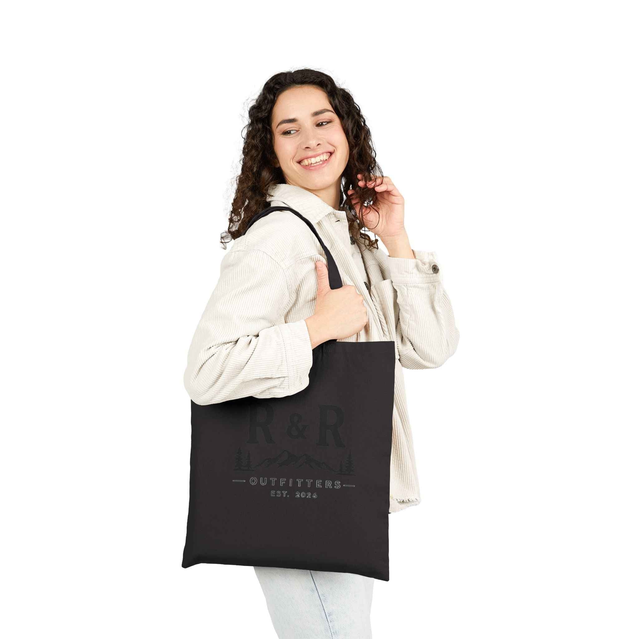 R&R Outfitters Canvas Tote Bag | Heavy-Duty Outdoor Utility Tote