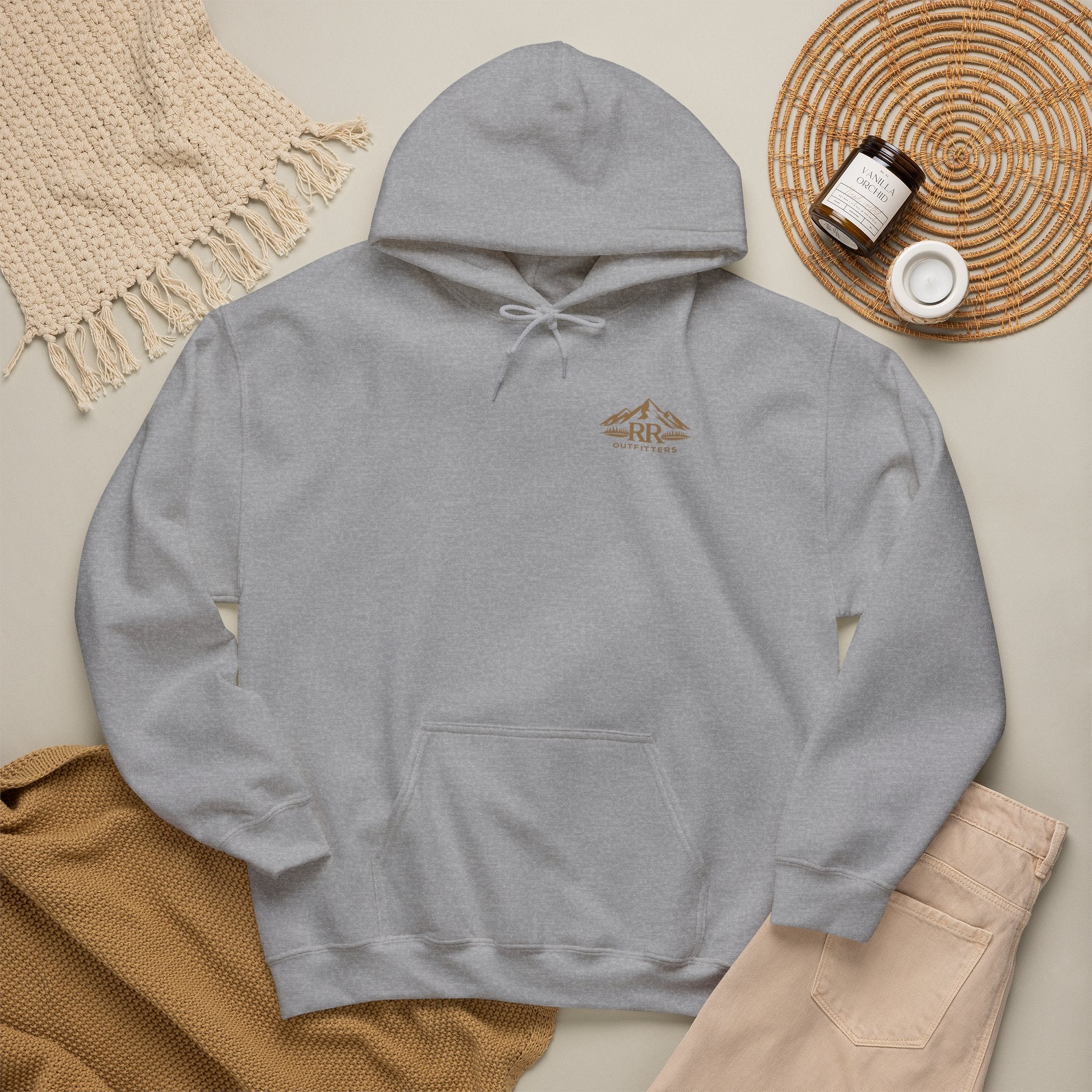 R&R Outfitters Classic Logo Hoodie | Everyday Outdoor Pullover  or