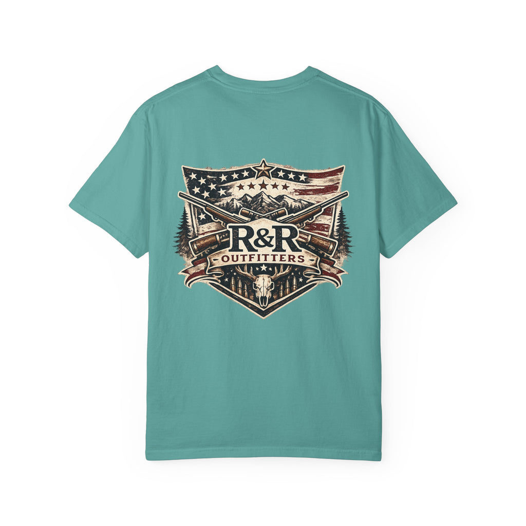 R&R Outfitters American Flag Shield T-Shirt - Ruck & Ridge Outfitters