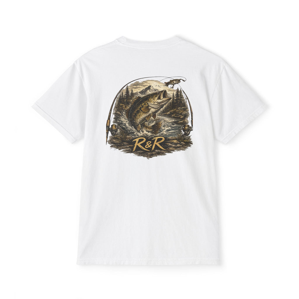 Fishing Pocket T-Shirt — 'R&R' Bass Catch Graphic - Ruck & Ridge Outfitters
