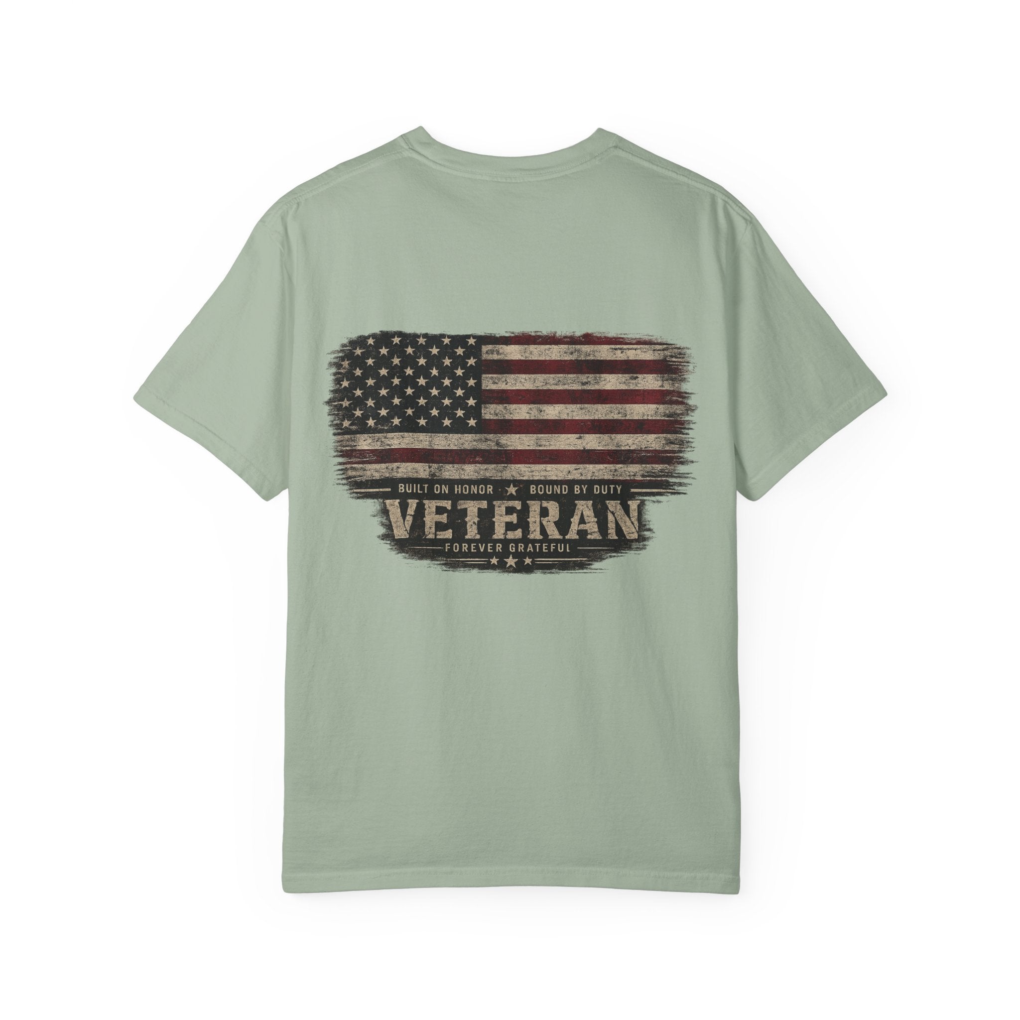 Veteran American Flag T-Shirt - Distressed USA Military Tribute - Ruck & Ridge Outfitters