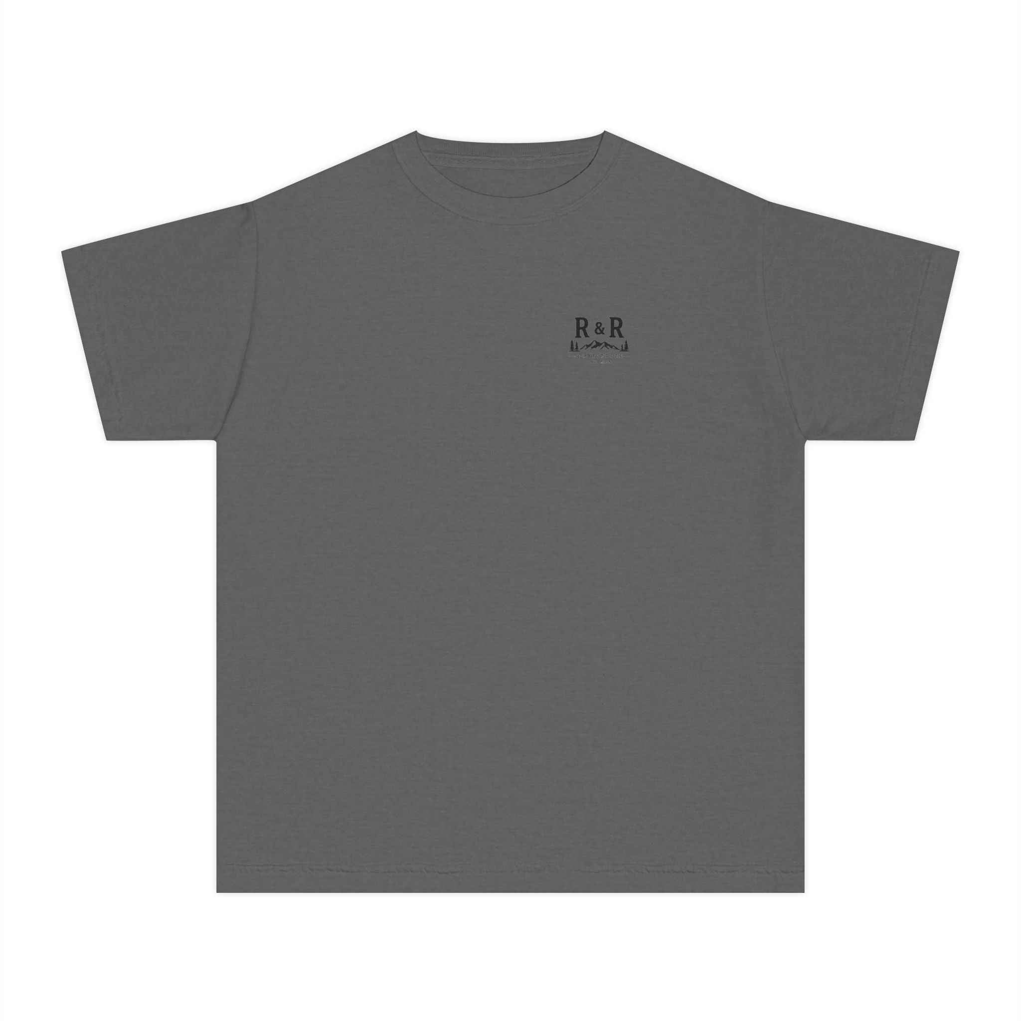 Little Ridge Crew Youth Tee — Vintage Forest Adventure Kids Shirt - Ruck & Ridge Outfitters