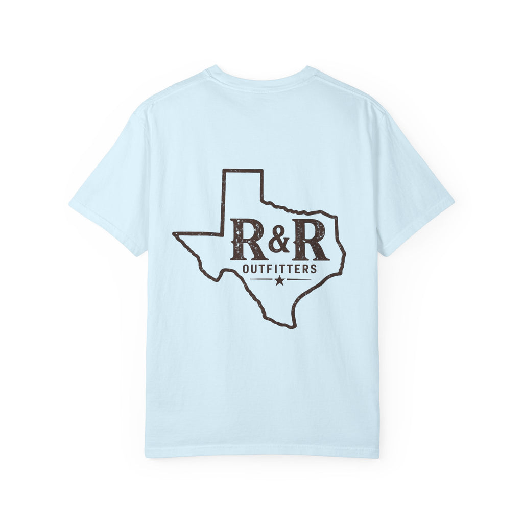 Texas R&R Outfitters T-Shirt — State Outline Logo Tee - Ruck & Ridge Outfitters